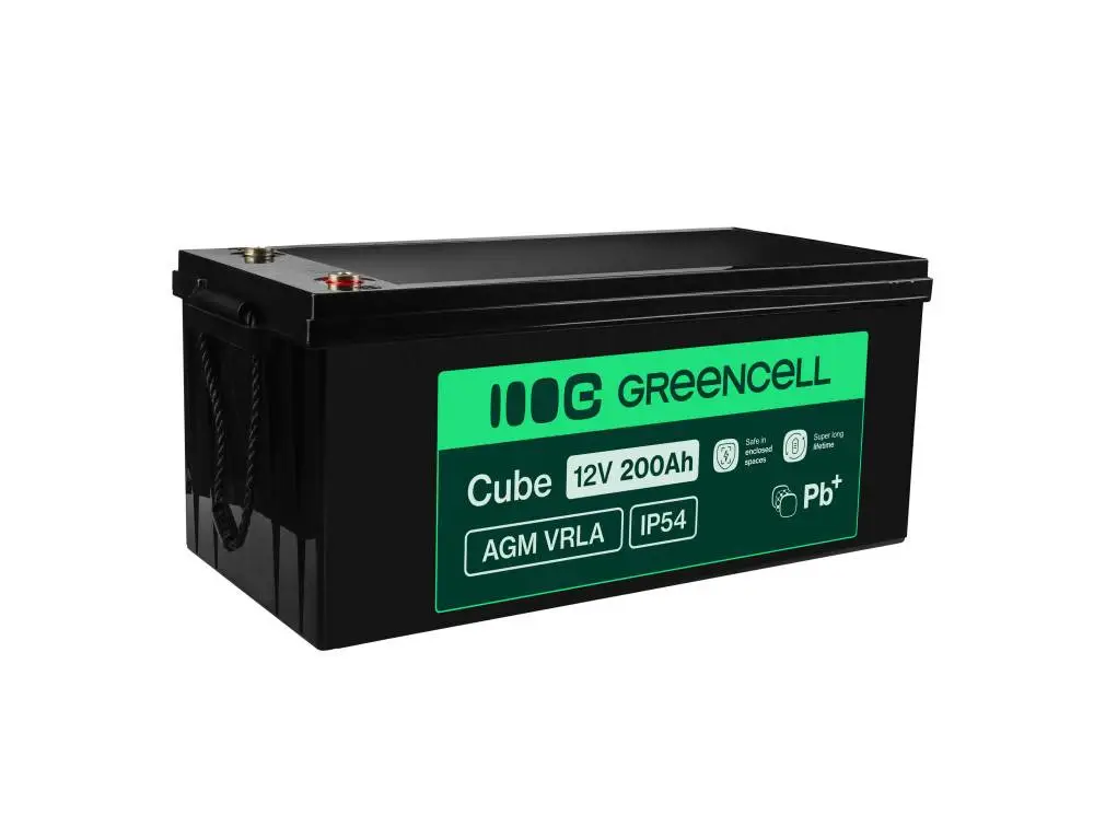 Bezúdržbová baterie Green Cell AGM33 12V 200Ah VRLA Akční Nabídka
