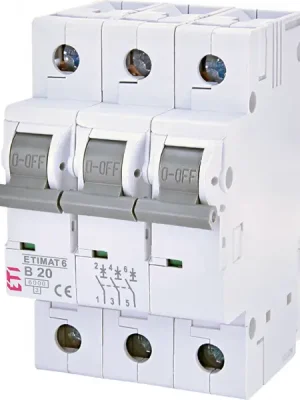 Jistič ETIMAT 3P B20 A 6kA 001900311 Horká Nabídka