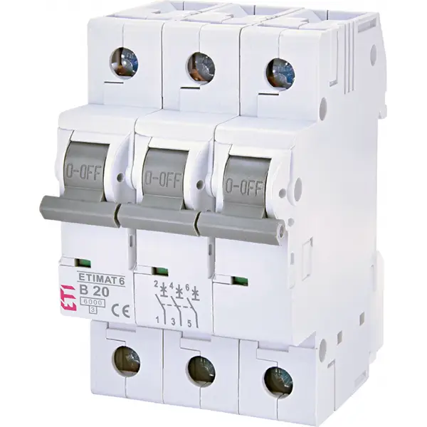 Jistič ETIMAT 3P B20 A 6kA 001900311 Horká Nabídka
