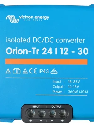 Konvertor DC/DC Orion-Tr 24/12V-30A 360W IP43 Izolovaný Ověřený