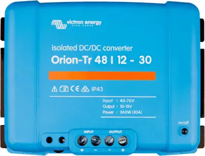 Dokud Zásoby Vydrží Konvertor DC/DC Orion-Tr 48/12V-30A 360W IP43 Izolovaný