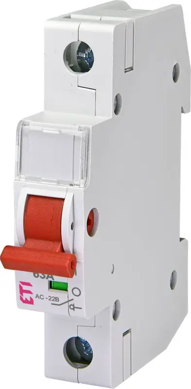 Modulární vypínač AC ETI 002423114 SV 163 1p 63A Nakupujte Hned
