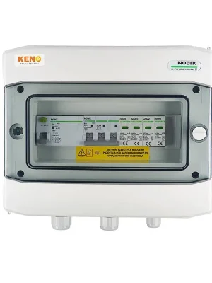 Rozvodná skříňka KENO SH-296 AC s přepěťovou ochranou 10A 3-F RCD 300mA typ A Cenově Výhodný