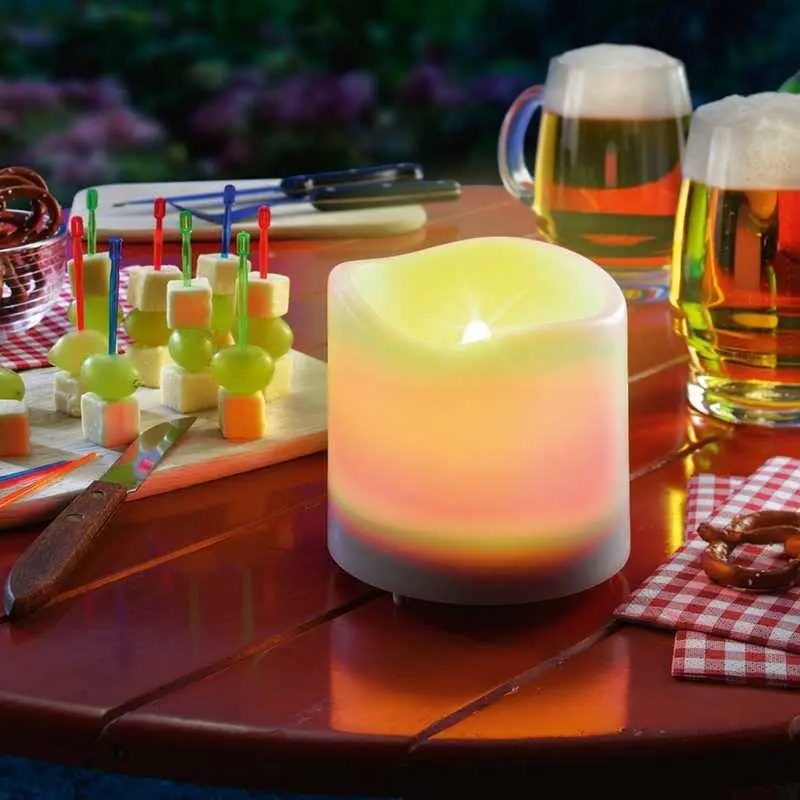 Solární LED dekorační svíčka Esotec Candle Light 102079 Nízká Cena