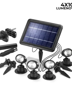 Sezónní Sleva Solární bodové osvětlení Esotec Quattro Power 102142