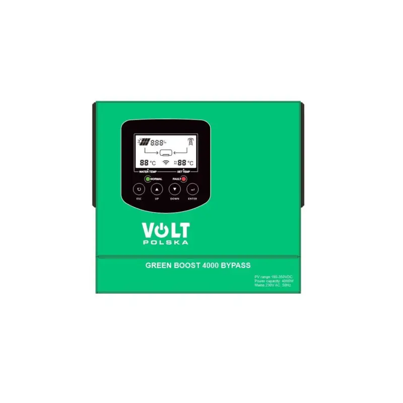 Nízká Cena Solárny regulátor VOLT Green Boost 4000 BYPASS pro ohřev vody