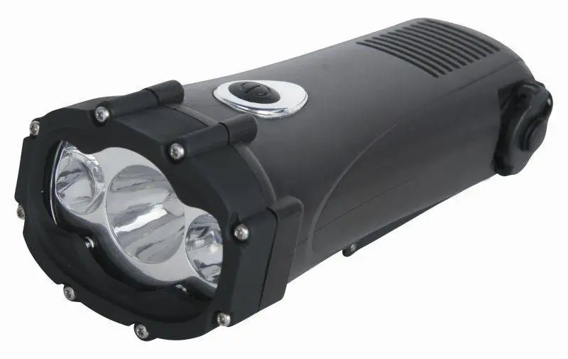 Kup Teď Vodotěsná dynamo LED svítilna a nabíječka POWERplus Shark