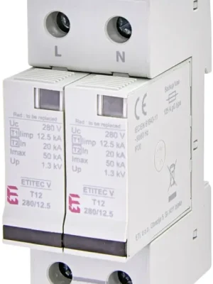Svodič přepětí ETI 002442902 ETITEC V T12 280/12,5 2+0 Top Prodej