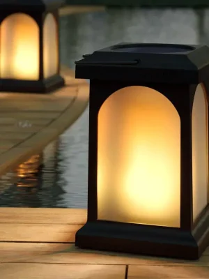 Zahradní solární lucerna TrueFlame Solar Crook SS9968 s USB Top Prodej