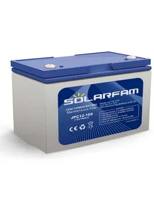 Doprava Zdarma Bezúdržbová olověno-uhlíková baterie Solarfam 12V 100Ah