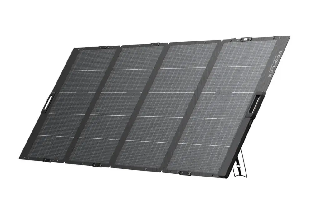 EcoFlow 400W oboustranny prenosny solarni panel (2. gen.) Zlevněný