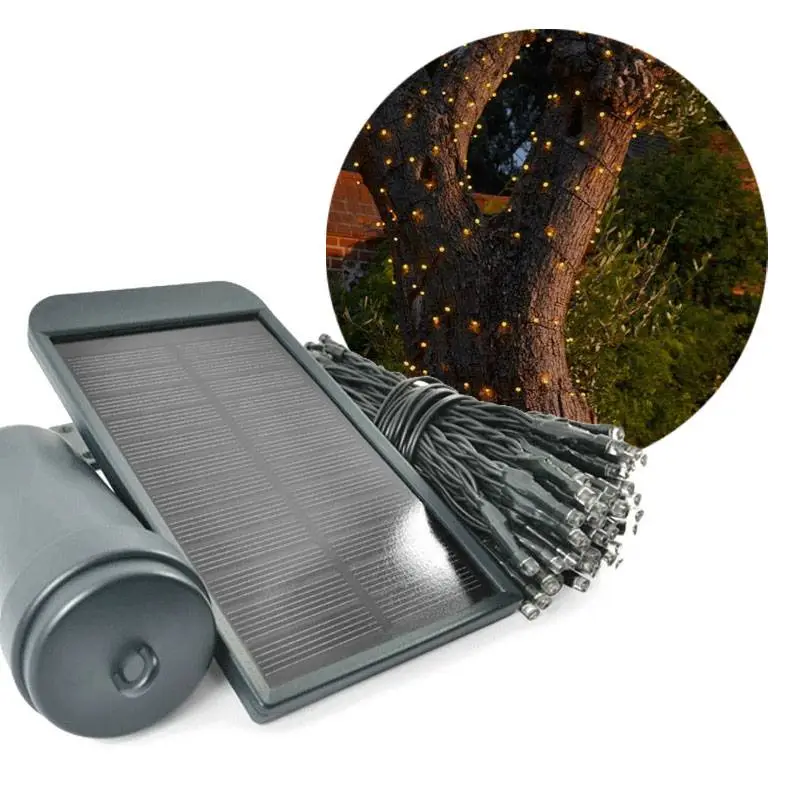 Dokud Zásoby Vydrží Solární světelný řetěz s USB Lumify Solarcentre - 100 LED / 10m, teplá i studená bílá