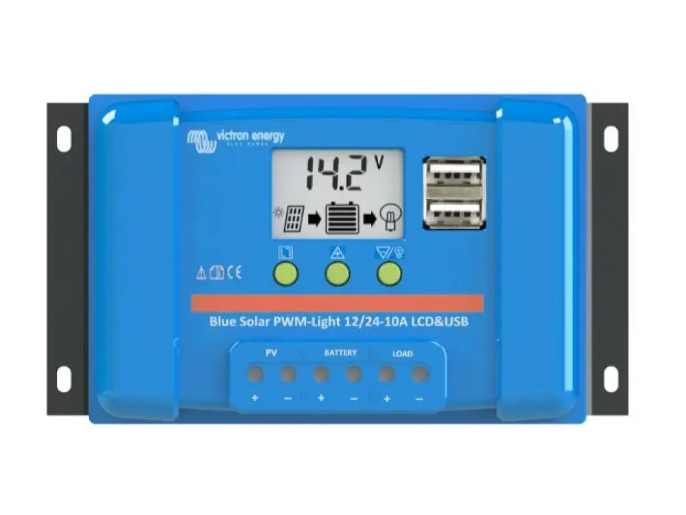 PWM solární regulátor Victron Energy BlueSolar-LCD&USB 10A Super Cena
