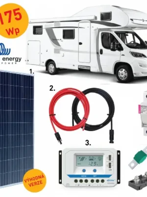 175Wp sestava KARAVAN - Výhodná verze - panel Victron Energy Must-Have