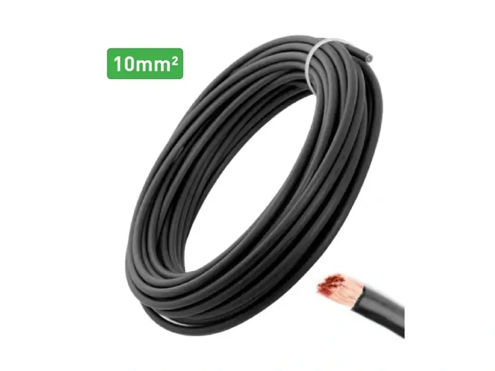 Jen Po Omezenou Doba Kabel - 10mm², ČERNÝ