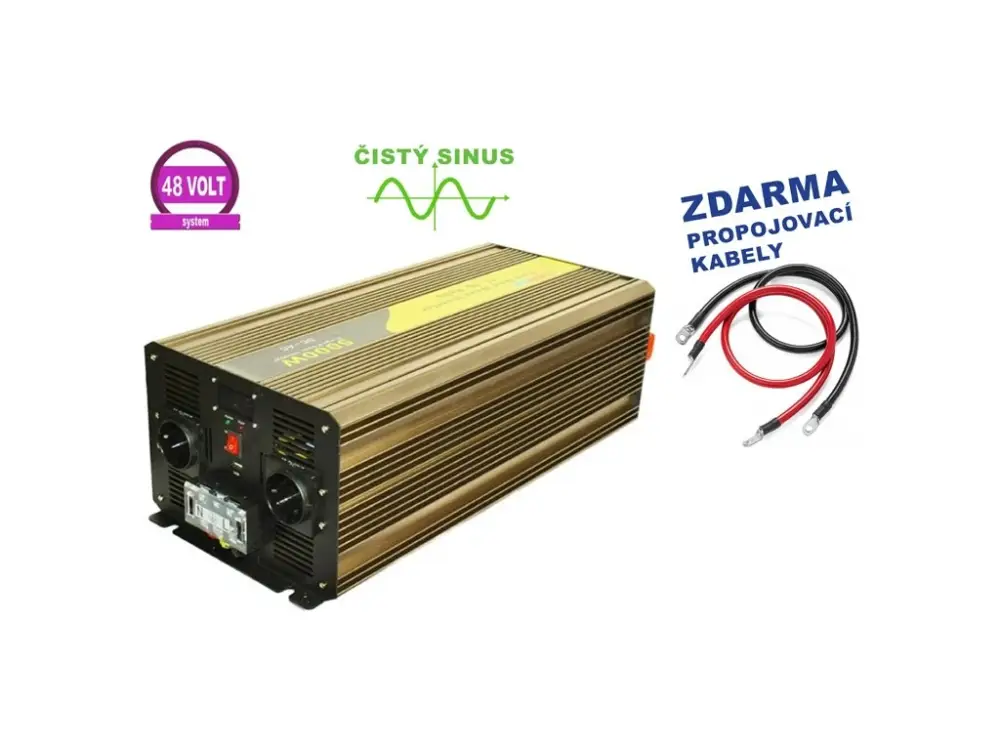 Rychlé Dodání ROGERELE Sinusový měnič napětí REP5000-48V, 5000W