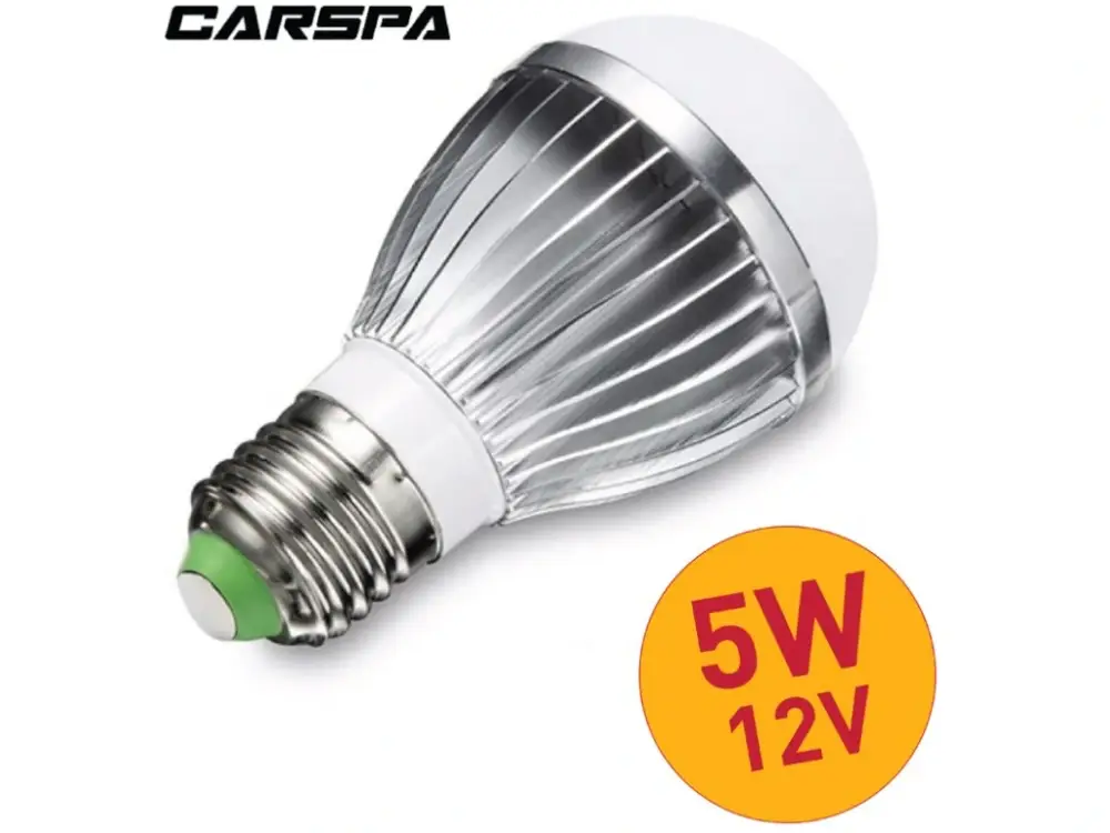 Cenová Bomba LED žárovka CARSPA BL-D-5WW 5W 12V E27 600Lm 2700-3500K teplá bílá