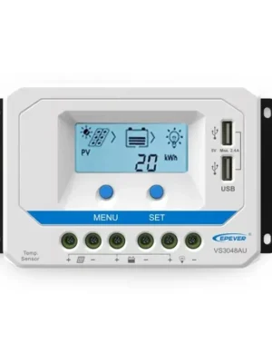 Zlevněný BAZAR-PWM solární regulátor EPsolar 20A 12/24V s LCD displejem série VS