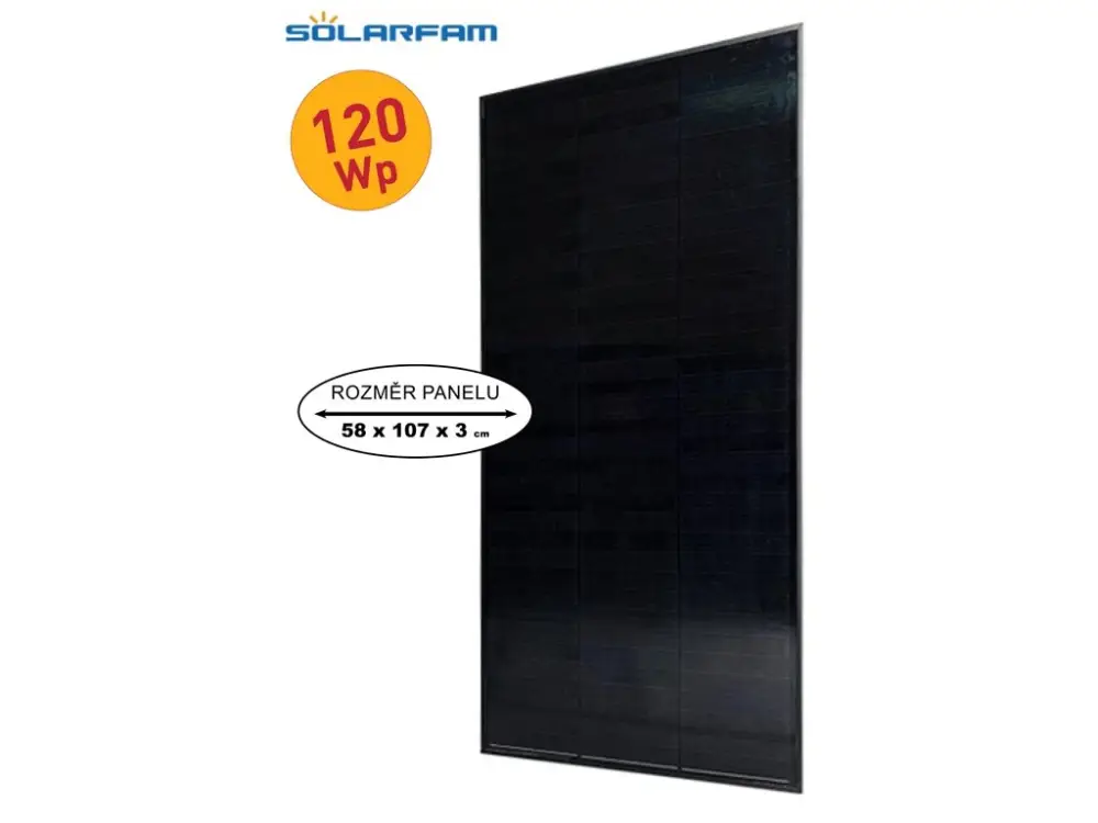 Solární panel SOLARFARM 120Wp/12V Akce