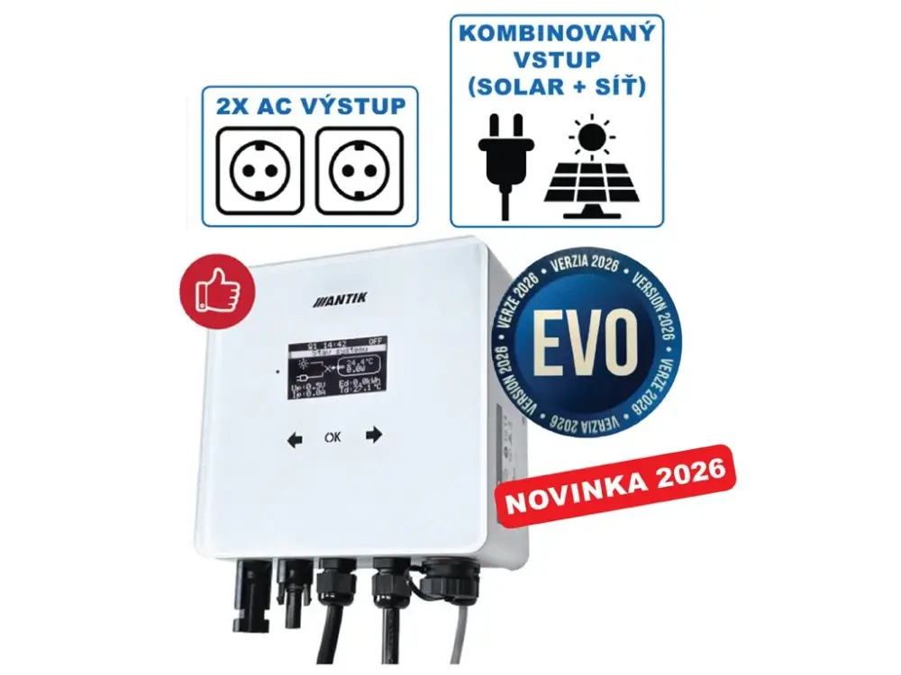Horká Nabídka ANTIK EVO zařízení pro solární ohřev vody PWH 01 V3 3kW