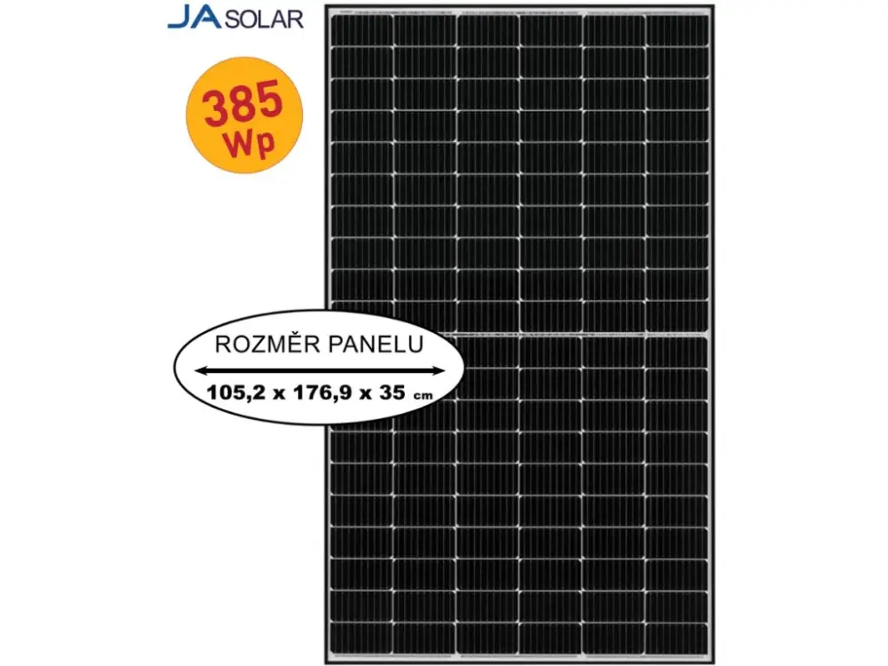 Koupit Online JA Solar 385Wp - monokrystalický solární panel