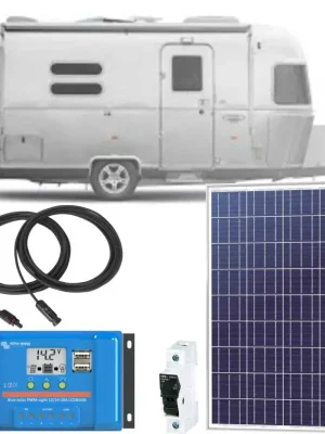 175Wp, 12V solární sestava Victron Energy pro karavan s odpínačem baterie Časově Omezené