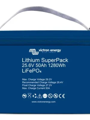 Akční Nabídka Victron Energy LiFePO baterie 25,6V/50Ah Lithium SuperPack s BMS