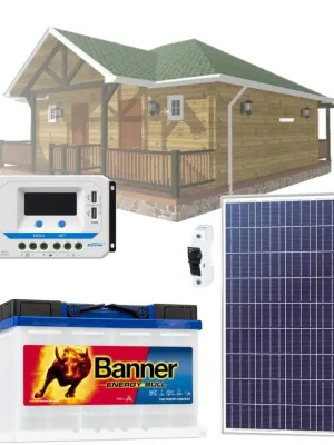 90Wp solární sestava BCH 12V/80Ah, 90Wp/h, 960W Sleva