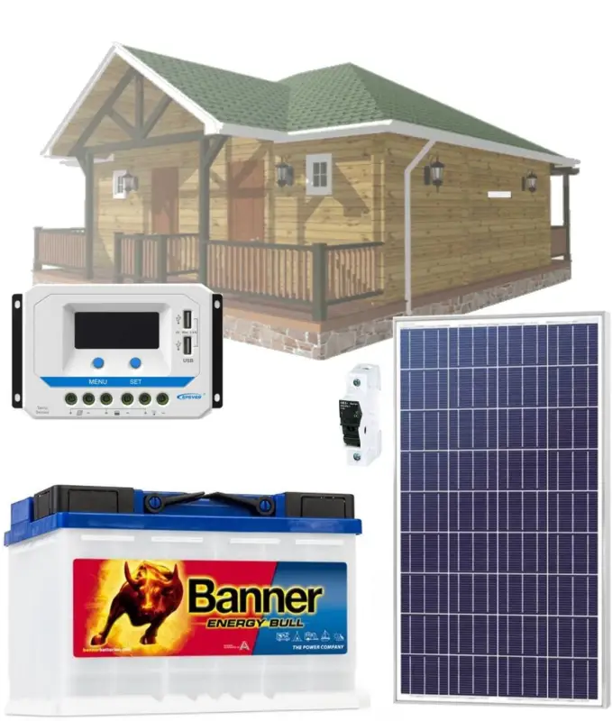 90Wp solární sestava BCH 12V/80Ah, 90Wp/h, 960W Sleva