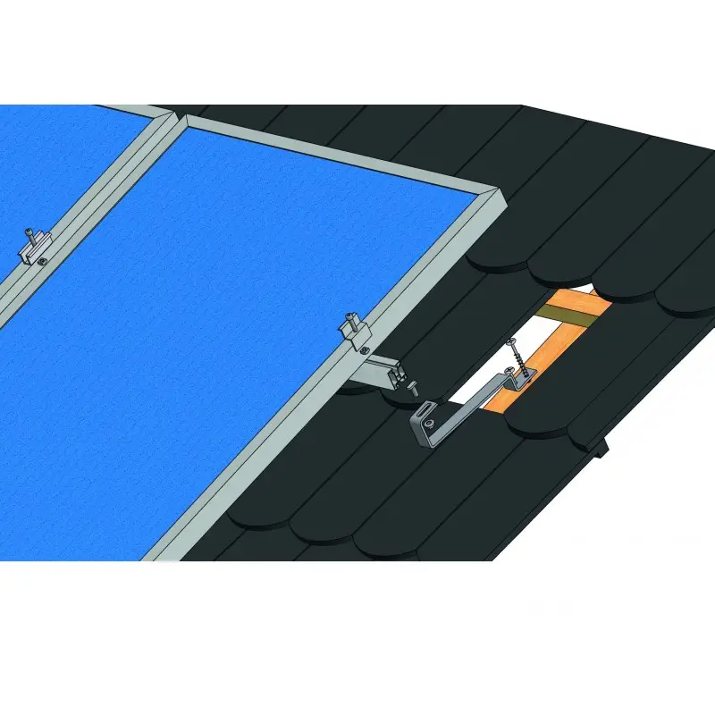 Set konstrukce pro 18 panelů 4,5kW, pro střešní tašku bobrovku Nakupujte Hned