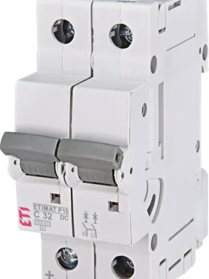Akce Dvoupólový DC jistič 32A, ETI-32 C-2