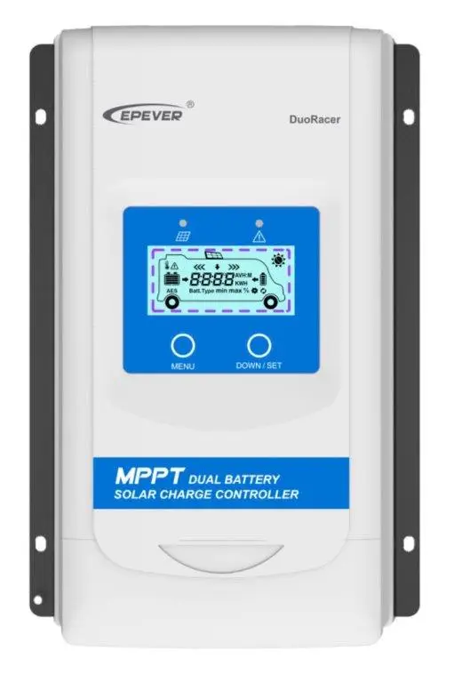 MPPT solární regulátor EPever 100VDC/ 30A DuoRacer - 12/24V Speciální Cena