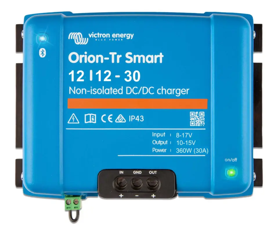 Autentický DC-DC nabíječka Victron Energy, Orion-Tr Smart - 12V DC na 12V DC, 30A (360W) neizolovaná
