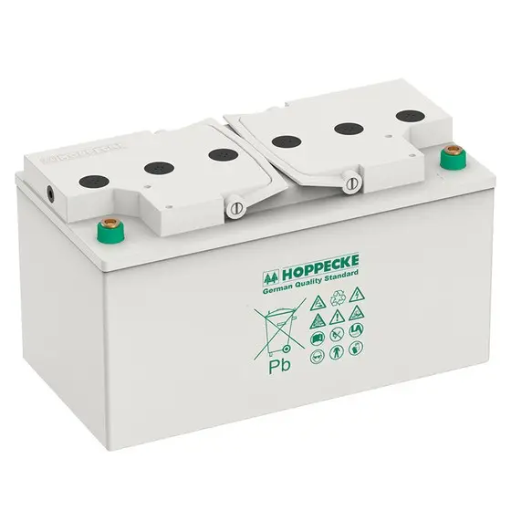 Oblíbený AGM trakční baterie Hoppecke Trac bloc 12 TB 80, 12V / 80Ah C5, 85Ah C20, póly M8, 3213489080