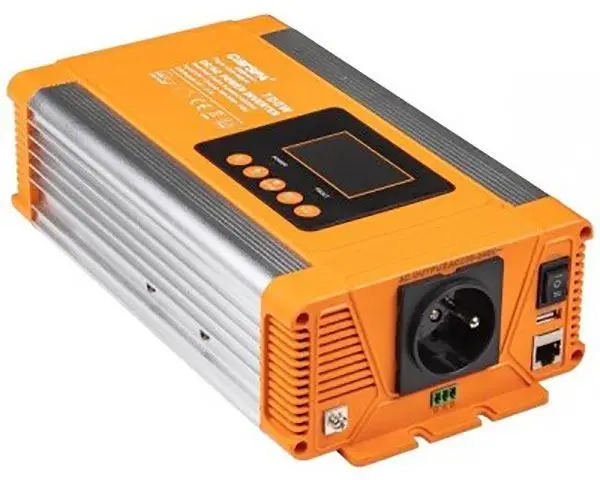 Dokud Zásoby Vydrží Měnič napětí 24V/230V 700W, CARSPA PX700,čistá sinusovka, D.O.drátové