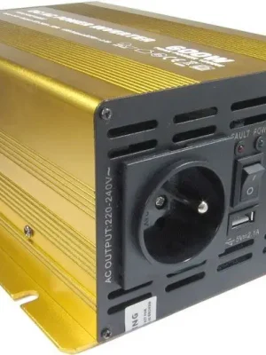 Měnič napětí 12V/230V 600W, Soluowill NP600, čistá sinusovka Doprava Zdarma