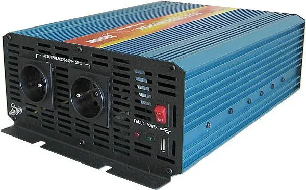 Měnič napětí 24V/230V 4000W, CARSPA P4000, čistá sinusovka Poslední Šance