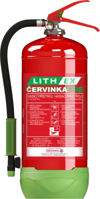 Omezená Nabídka Hasicí přístroj k hašení lithiových baterií AVD LITH EX6 - 6 l