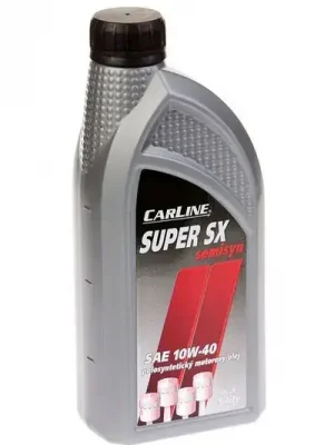 Olej motorový polosyntetika 10W40 1 litr CarLine Super SX Speciální Cena