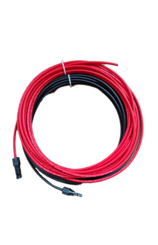 Solární kabelySOL 6.0 mm2 15m černý a červený s konektory MC4 Hit Sezóny