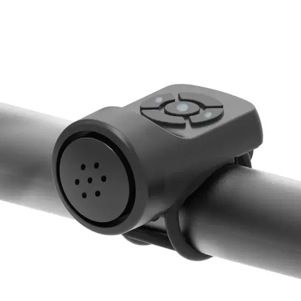 Elektrický zvonek na kolo 120dB Micro USB dobíjecí IPX4 Voděodolný 4 režimy Alarm proti krádeži 6×3,4 cm Cyklistické příslušenství Akční Cena