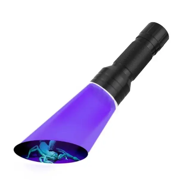Horká Nabídka Ultrafialová svítilna 395 nm 21 LED Výkonná UV lampa Detekce bankovek skvrn minerálů Forenzní analýza Kontrola dokumentů