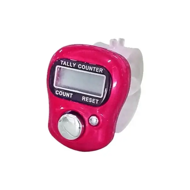 Autentický 5místné digitální mini počítadlo na prst elektrický LCD displej podsvícení pro počítání a outdoor aktivity