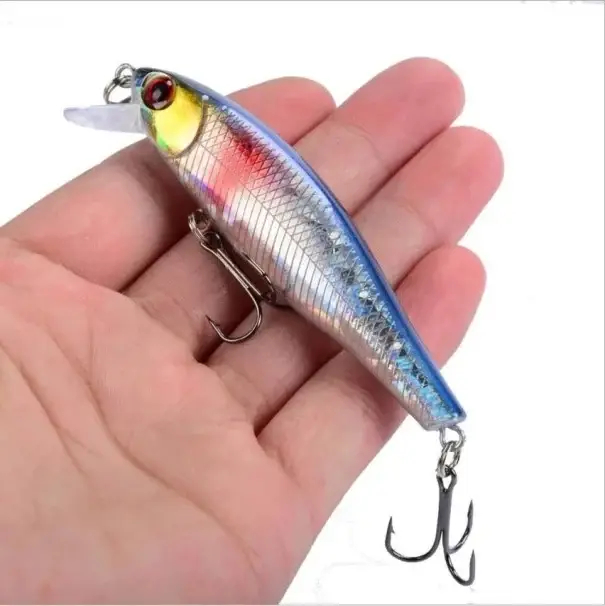 Profesionální rybářská návnada střevle wobler 8,5 cm 9,2 g Realistický potápivý wobler na dravé ryby Plovoucí umělá nástraha s ostrými trojháčky Rybářský wobler na přívlač Přímo Od Výrobce