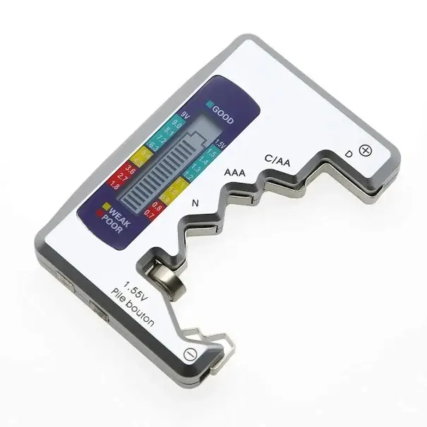 Přenosný digitální tester kapacity baterie s LCD displejem Kompaktní indikátor napětí pro Li-ion články Měřič stavu lithiových baterií Ověřený