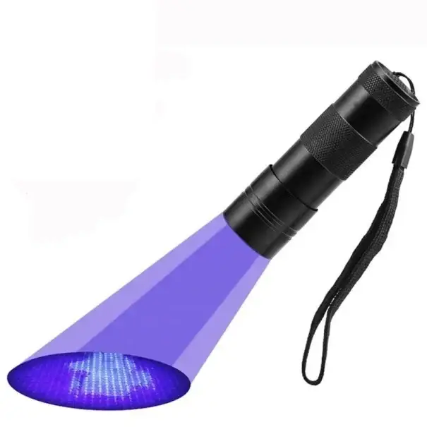 Ultrafialová svítilna 395 nm 12 LED UV lampa Detekce bankovek skvrn minerálů Praktická UV svítilna pro domácí i profesionální použití Horká Nabídka
