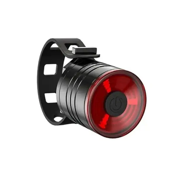 Oblíbený Červené kruhové zadní světlo na kolo LED USB dobíjecí Bezpečnostní cyklistická svítilna Kompaktní design Dlouhá výdrž Snadná instalace
