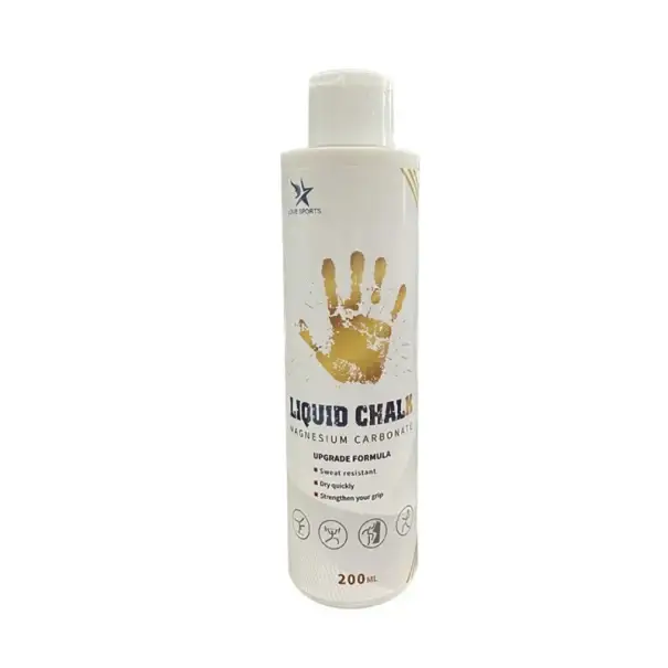 Tekuté magnézium 200 ml Proti pocení dlaní a skluzu při tréninku Bílé sportovní magnézium pro vzpírání, lezení, crossfit a gymnastiku Poslední Šance
