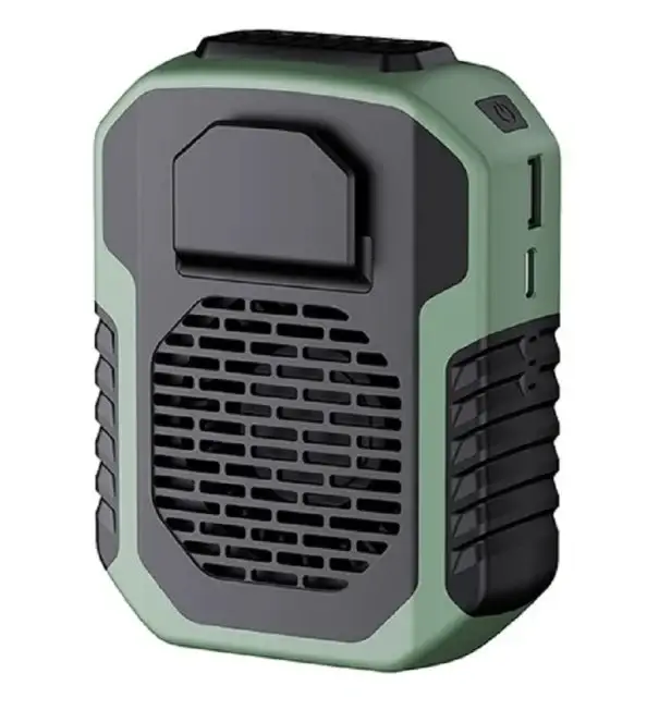 Nízká Cena Závěsný větrák na krk nebo pas 6000 mAh Mini tichý přenosný ventilátor Malá powerbanka s větrákem Tři rychlosti větru Indikátor baterie 11,7 x 9 x 5 cm