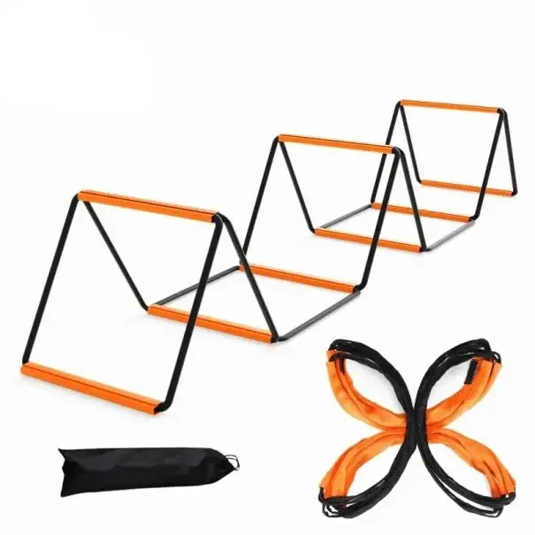 Agility žebřík 3,2 m s 8 poli 40 x 40 cm koordinační skládací ladder s velcro slidery a taškou pro rychlost, agility a kondici Akce